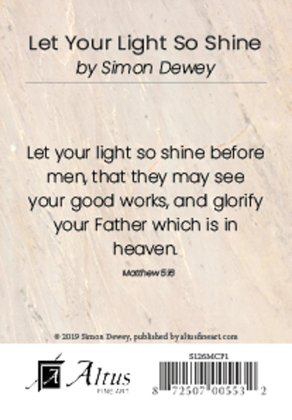 Let Your Light So Shine minicard