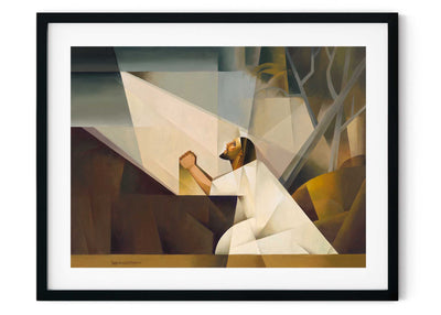 Gethsemane 9x12 print with border to 11x14