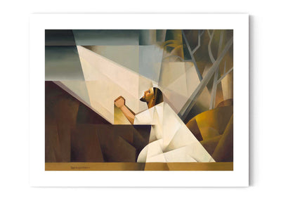 Gethsemane 9x12 print with border to 11x14