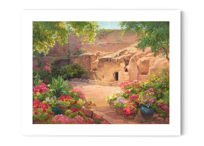 The Empty Tomb 9x12 print with border to 11x14