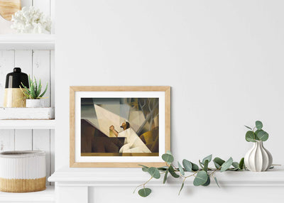 Gethsemane 9x12 print with border to 11x14