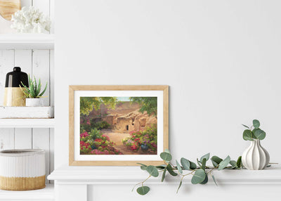 The Empty Tomb 9x12 print with border to 11x14