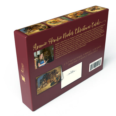 Annie Henrie Nader Boxed Christmas Cards (20 Cards - 5 Each of 4 Designs)