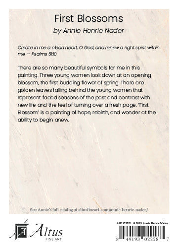 First Blossom 5x7 print