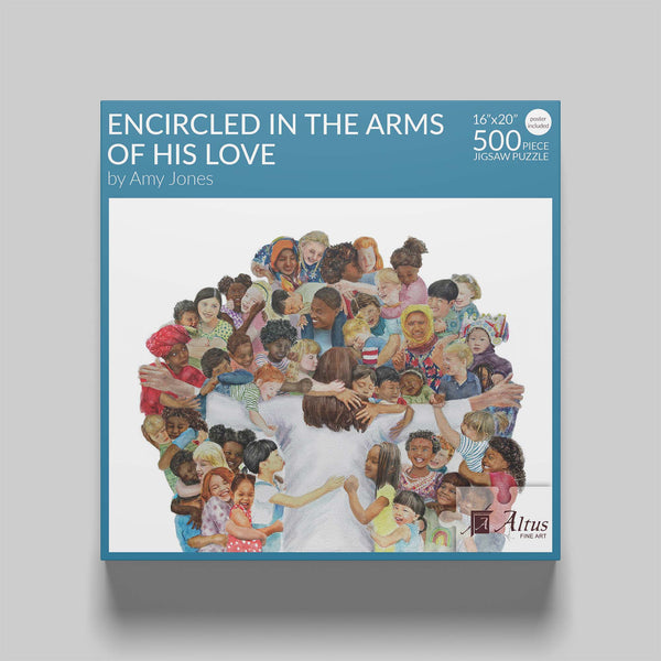 Encircled in the Arms of His Love 16x20 jigsaw puzzle 500 pieces