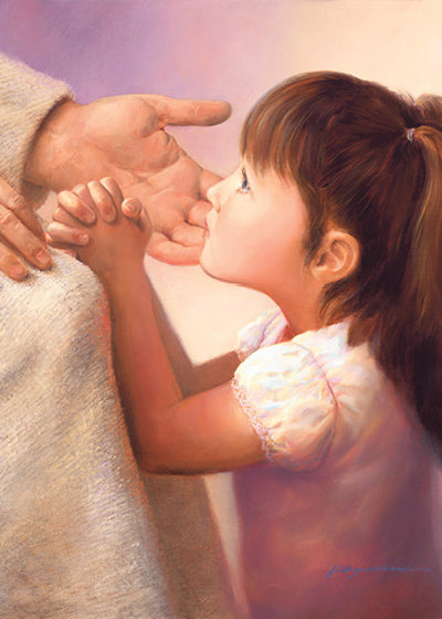 At Jesus Knee by Jay Bryant Ward