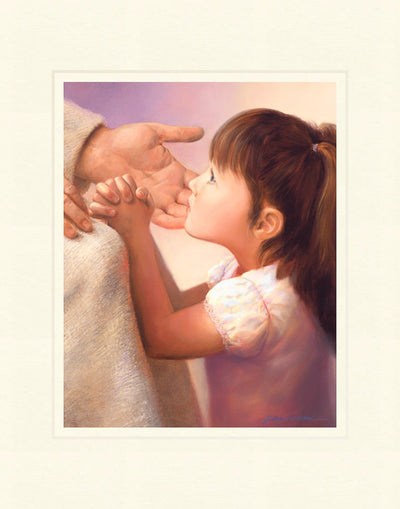 At Jesus Knee by Jay Bryant Ward