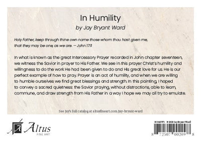 In Humility 5x7 print