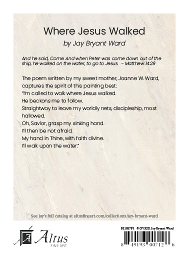 Where Jesus Walked by Jay Bryant Ward