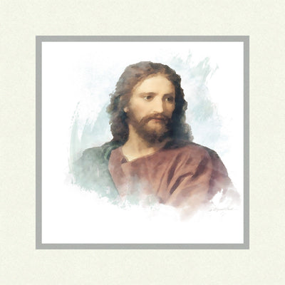 Portrait of Christ after Heinrich Hoffman by Jay Bryant Ward