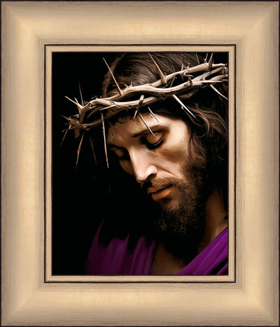 Jesus Crown of Thorns- In Purple