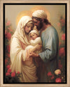 Holy Family in the Flower Garden