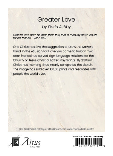 Greater Love by Darin Ashby