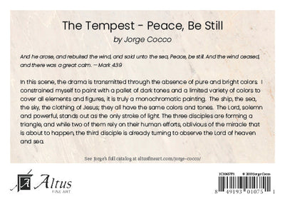 The Tempest - Peace, Be Still 5x7 print