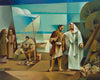After Jesus had eaten breakfast with his disciples he talks to Simon Peter.