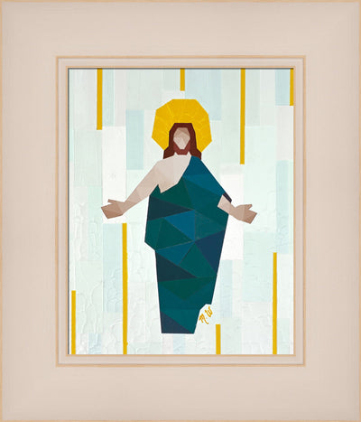 Christ in Blue Robe by Madison Wardle