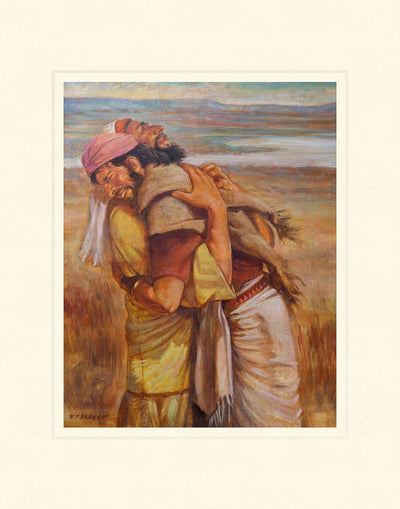 Jacob and Esau Embrace