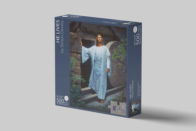 He Lives 18x18 jigsaw puzzle 500 pieces