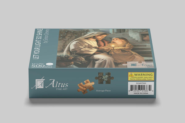 Let Your Light So Shine 16x20 jigsaw puzzle 500 pieces