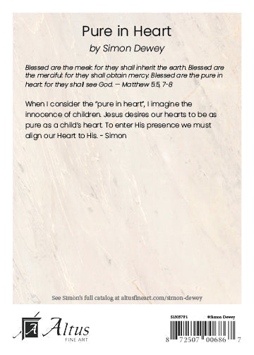 Pure in Heart 5x7 print