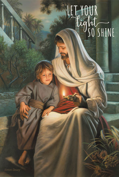 Ye are the Light of the World 12x18repositionable poster