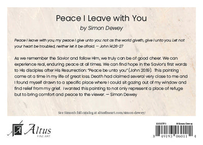 Peace I Leave with You 5x7 print