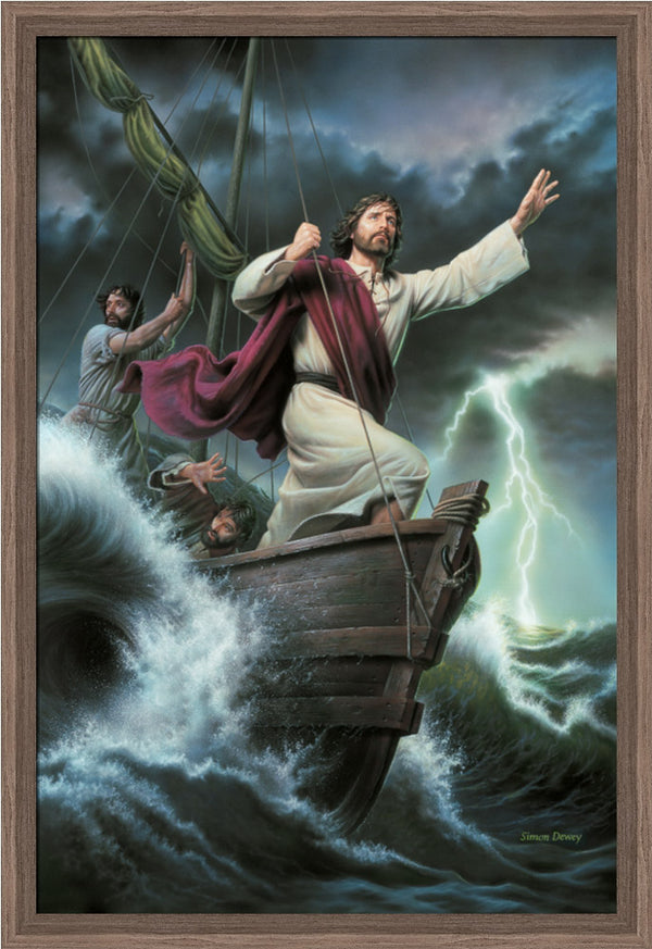 Peace, Be Still by Simon Dewey