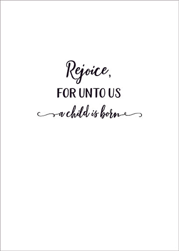 Simon Dewey "For Unto Us a Child is Born"Boxed Christmas Cards(20 Each of 1 Design)